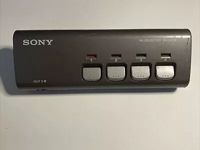 Sony (SB-V40S) Manual 4-Device S-Video AV Selector Switcher Video Games Gaming • $27