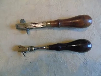 H F Osborne Vintage Leather Working Tools Straight & Angle Channelers • $69.95