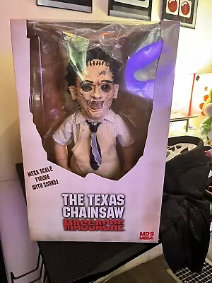 Mezco MDS Mega Scale Leatherface 15  - Used In Box! With Sound! • $149.99