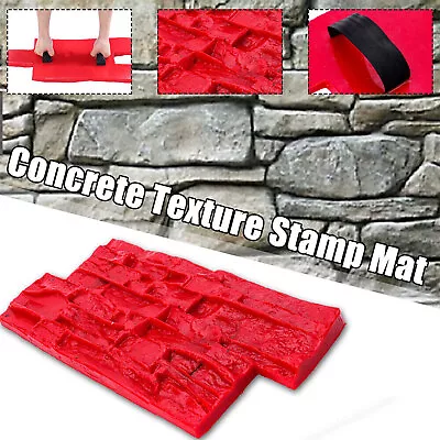 Cement Wall Mold for Concrete Cement Plaster Wall Brick Tiles Plastic Molds NEW • $38.95