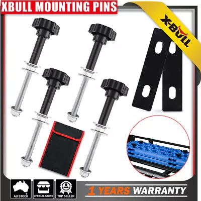 X-BULL Mounting Pins Set Recovery Tracks Holder Bracket Fixing 4WD Accessories • $32.90