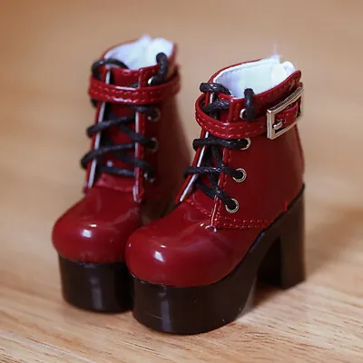 1/4 BJD Shoes MSD Red High Heels Boots Dollfie DREAM Luts MID AF DOD SOOM AOD DZ • $16.32