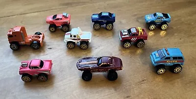 Road Champs Micro Machines Mini Car Lot Vintage Lot Of 9 • $17.98