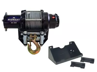 Viper 50 Ft Winch 3000 Lb Steel W/ Mount For Polaris RZR Turbo S 4 2019-21 • $199.98