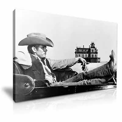 James Dean Black & White Modern Canvas Wall Art ~ 5 Size • £12.99