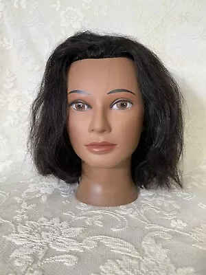 Marianna Ms Jada Cosmetology Mannequin Head #14232 Black Human Hair • $18