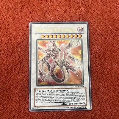 Yugioh! Majestic Red Dragon - ABPF-EN040 - Ultimate Rare - Unlimited Edition  • $19.99