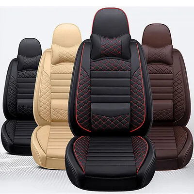 For Mercedes-Benz Car 5 Seat Covers Full Set Leather Pad Front Rear Back Cushion • $89.90