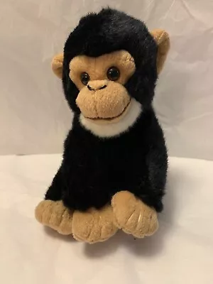 Wild Republic Plush Chimpanzee Cuddlekin Monkey Ape Chimp 8  Stuffed Animal 2007 • $9.99