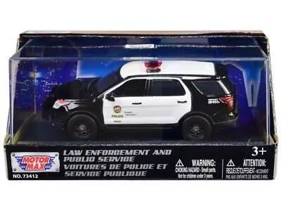 1/43 Motormax 2015 Ford Police Interceptor Utility LAPD Diecast Car Model 79493 • $14.95