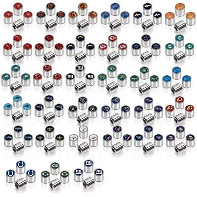 NFL Football Team Car Truck SUV Tire Valve Stem AIR Caps BEST GIFT 🚚💨🆓 • $13.99