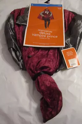 NWT Adult Vampire Prince Cape Vest Costume Large • $20