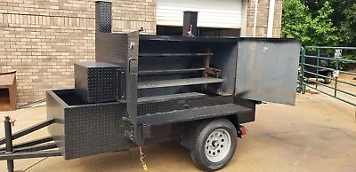 $12999 • Buy DO Not Buy A Food Truck  Iron Hog Rotisserie BBQ Smoker Cooker Trailer Mobile