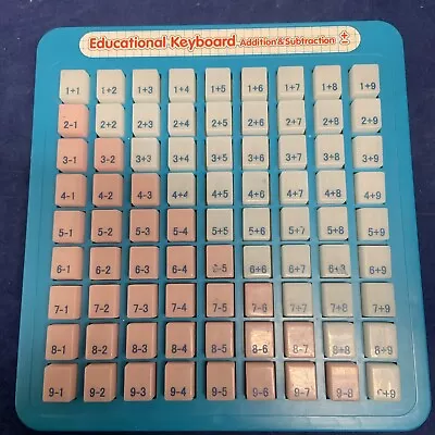 Educational Keyboard Addition Subtraction Press And See Magic Math • $16.50
