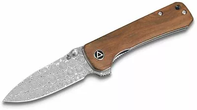 QSP Hawk | Verawood / Damascus Blade - NEW IN BOX • $97.65