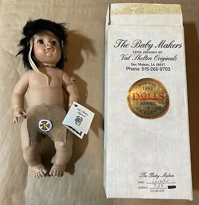 $29.97 • Buy Vintage 1993 Val Shelton Baby Makers Wolfe New With Tags And Box Signed