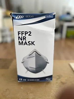 FFP2 N95 FACE MASKS POLLEN DUST PROTECTION NON MEDICAL SURGICAL  50 PCS New • £9.99