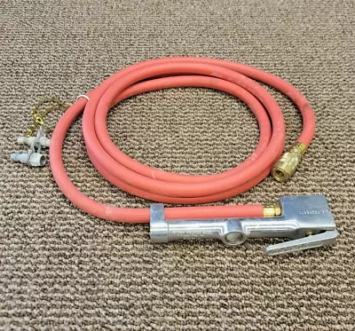 Milton G1506 506 10-160 Psi Truck Tire Inflator Gauge Gage 1/4  10' Air Hose • $74.21