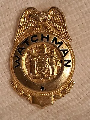 Vintage Woodman Of America Fraternity Watchman Badge • $12.99