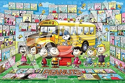 Epoch 1000 Pieces Jigsaw Puzzle Peanuts Snoopy Comic History New From Japan • $47.78