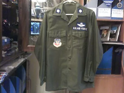 Viet-nam War U.s.a.f.  Lt. Colonel Tactical Air Command Cotton Shirt W/ Patches • $55