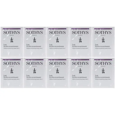 $6.24 • Buy Sothys Hydra Nourishing Body Lotion SAMPLE Set Of 10