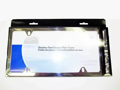 VW Volkswagen Polished License Plate Frame GENUINE OEM Beetle Passat GTI Golf CC • $30.16