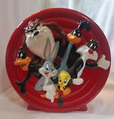 Looney Tunes Warner Bros Coin Bank Bugs Tweety Daffy Sylvester Taz Roadrunner'95 • $20