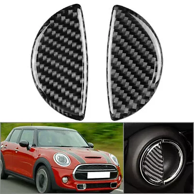 2 Pcs Carbon Fiber Door Handle Cover For BMW Mini Cooper R55 R56 R60 F55 2003-18 • $8.53