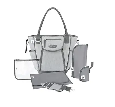 Babymoov Daily Baby Changing Bag In Smokey With Changing Mat Stroller Clips • £39.95