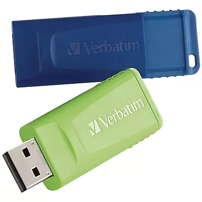 VERBATIM 99812 64GB Store 'n’ Go USB Flash Drive 2 Pk • $15.91