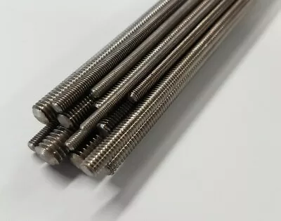 Threaded Rod Studding M2 M2.5 M3 M4 M5 M6 Stainless Steel Screw Various Lengths • £1.50