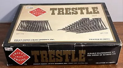 Aristo-Craft Trains 24 Piece G 1:29 Scale Elevated Trestle Set ART-7104 New NIB • $76.49