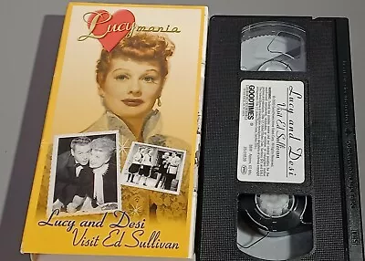  Lucy & Desi Visit Ed Sullivan Vintage VHS ~ Lucille Ball & Desi Arnaz Comedy • $1.99