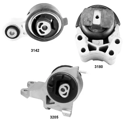 $127.38 • Buy Engine Mounts & Transmission Mount 3PCS For Ford Flex 12-09 V6-3.5L
