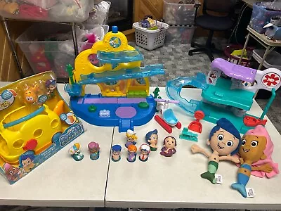 Fisher Price Bubble Guppies Swim Sational Fun Sounds School & Hospital W Plush • $131.25