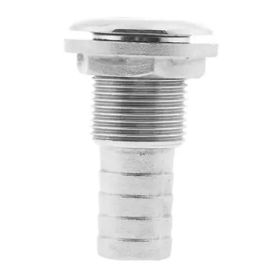 Stainless Steel 3/4  Hose Boat Thru Hull Adapter Hardware For Marine Boat • $13.73