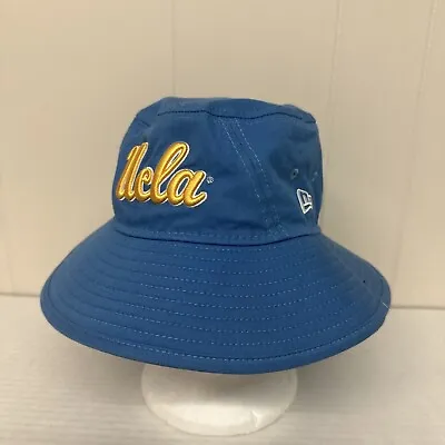 UCLA Bruins New Era Bucket Hat Adult M Blue NCAA Football Baseball Basketball • $11