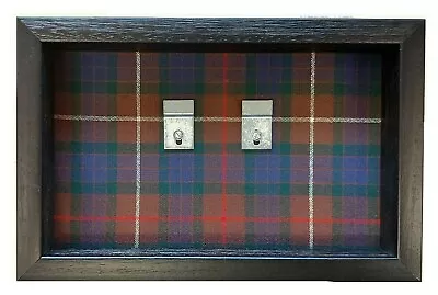 Lovat Scouts Regiment Tartan Medal Case. Black Frame • £38
