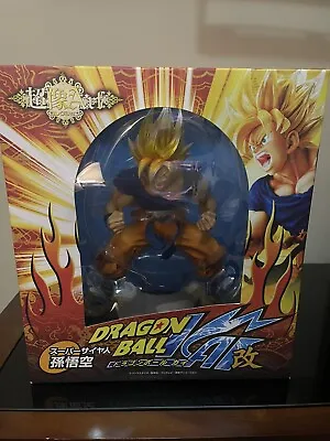 Medicos Entertainment Dragon Ball Kai Son Goku Super Saiyan Figure USA Seller • $170