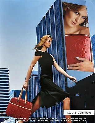 2001 LOUIS VUITTON Ready To Wear Shoes Leather Goods Original PRINT AD • $10.50