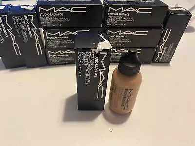 2x MAC Studio Radiance Face & Body Radiant Sheer Liquid Foundation 50ml W5 New • £11.99