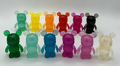 Disney Parks Clear Series Full Set Of 12 Vinylmation 3  Figures Including Chaser • $70