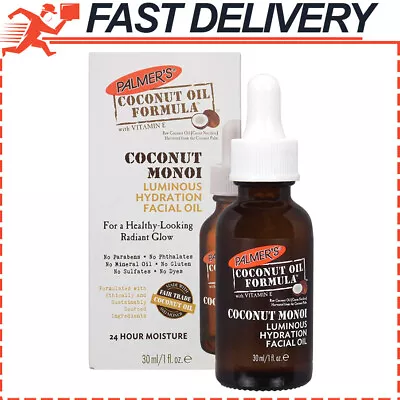 Palmer’s Coconut Oil Formula Coconut Monoi Luminous Hydration Facial Oil 1 Oz • $12.50