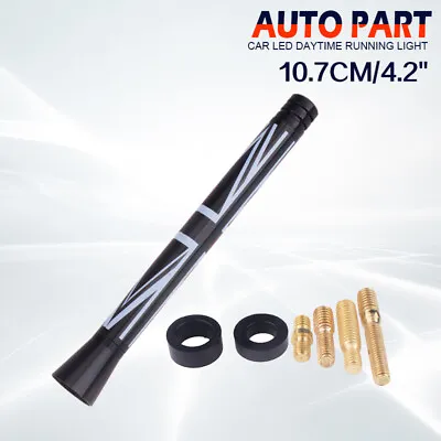 Car Black Union Jack UK Flag Aerial Antenna Mast For MINI Cooper S R55 R56 R60 • £5.49