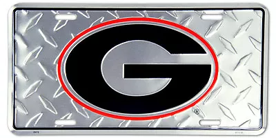 Georgia Bulldogs Car Truck Tag Diamond License Plate Sign University • $10.97