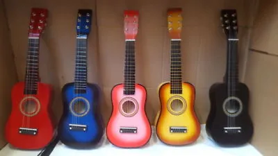 21  Childrens Kids Wooden Acoustic Guitar Musical Instrument Child Toy Xmas Gift • £14.99