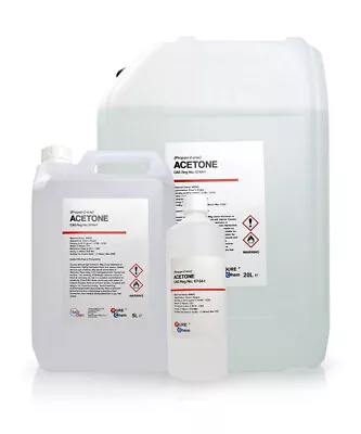 £24.99 • Buy Acetone Pure Acrylic Nail Remover  Nail Polish Remover 99.8% 500ml 5L