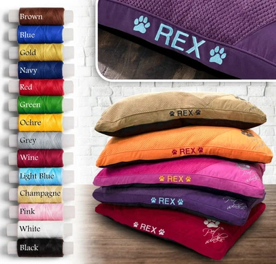 £24.95 • Buy Personalised Pet Beds, Easy Clean Pet Bed Filled, Super Soft Popcorn Textured