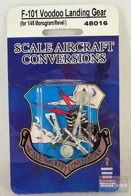 SAC48016 1:48 Scale Aircraft Conversions - F-101 Voodoo Landing Gear (REV Kit) • $19.84